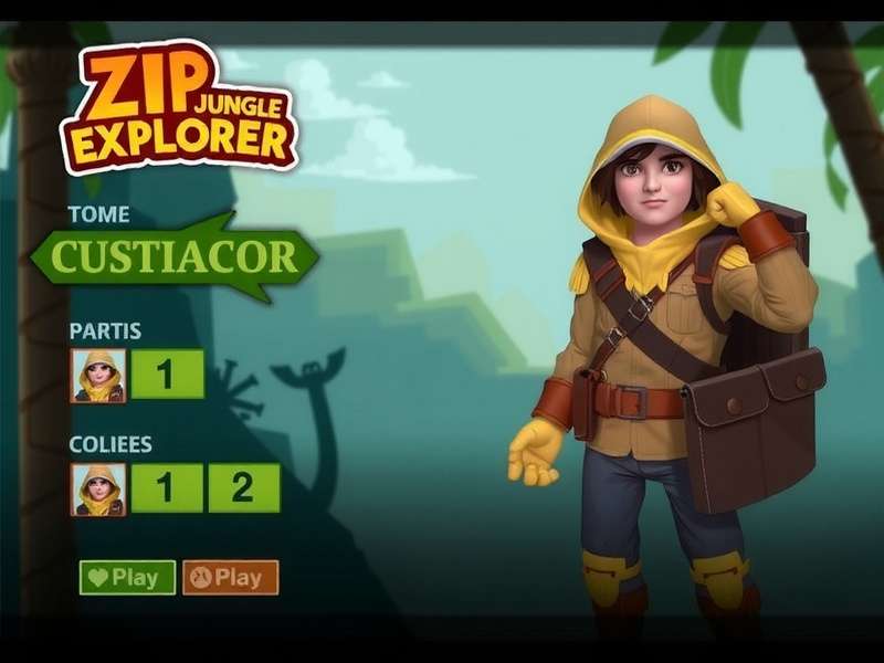 Zip Jungle Explorer Character Customization Zip Jungle Explorer Character Customization